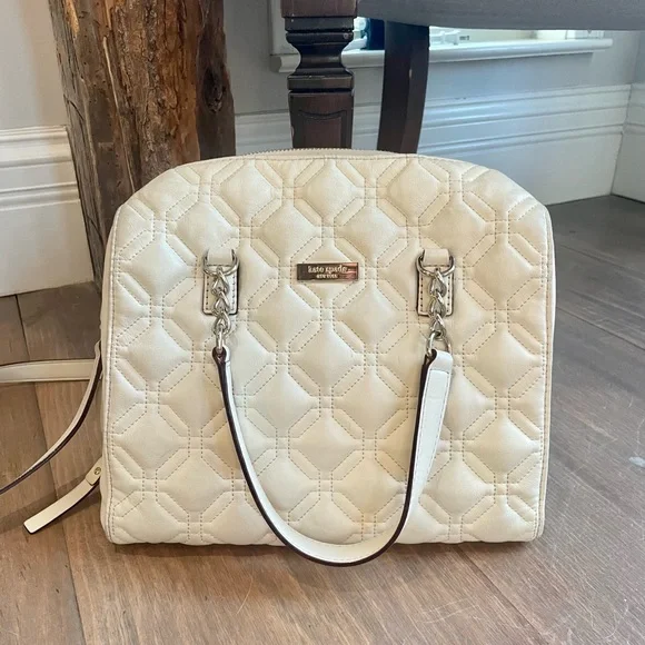 kate spade Bags Kate Spade Quilted Cream Crossbody Bag Poshmark